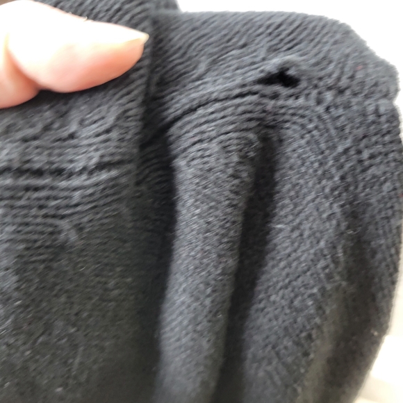 Bechamel Christmas Sweater Santa Reindeer Size Large Small Hole - Picture 12 of 12